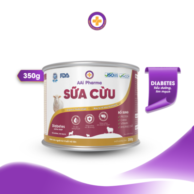 Sữa Cừu Organic Thuần Khiết Tiểu Đường, Tim Mạch 350g (DIABETES)